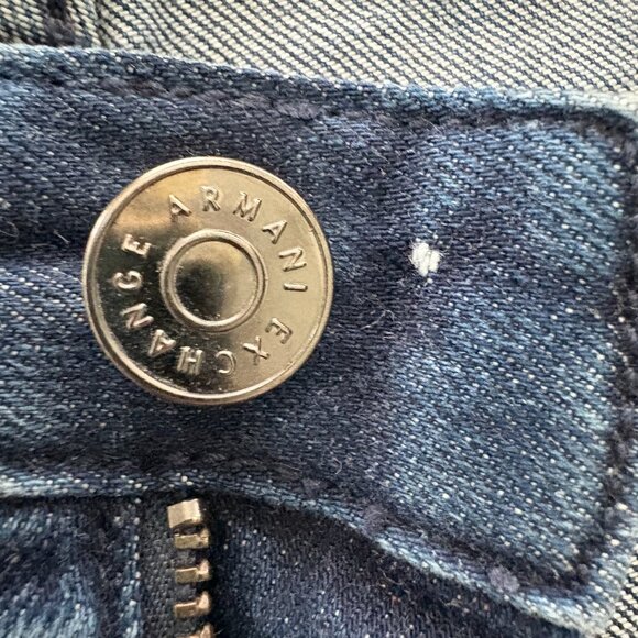Armani Exchange Slit Ankle Crop Capri Jeans Size 25 EUC - Picture 7 of 11